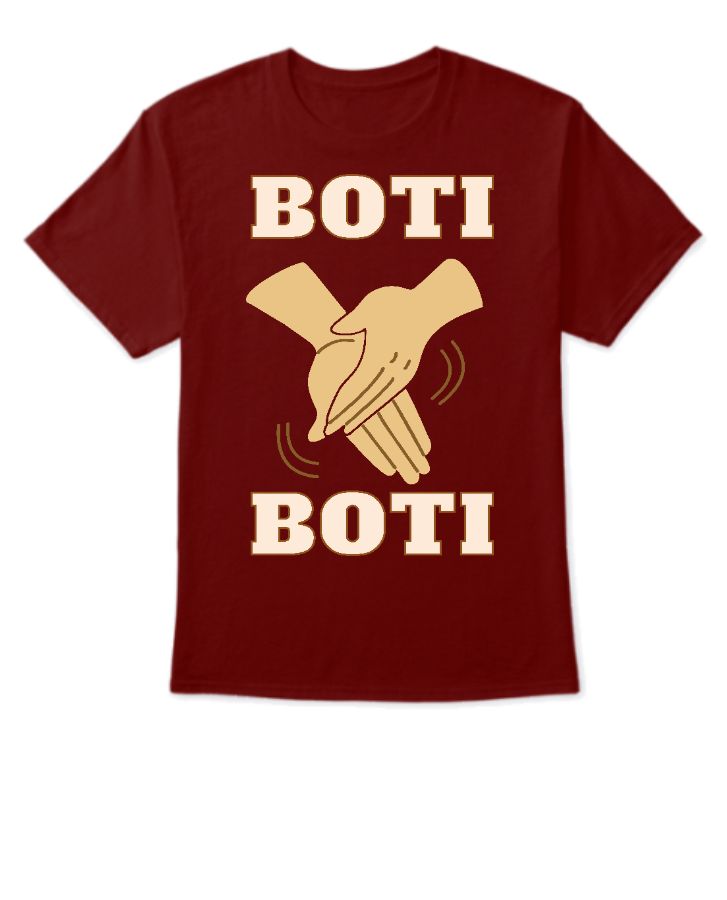 Boti Boti | Premium Printed Half Sleeve T-shirt - Front