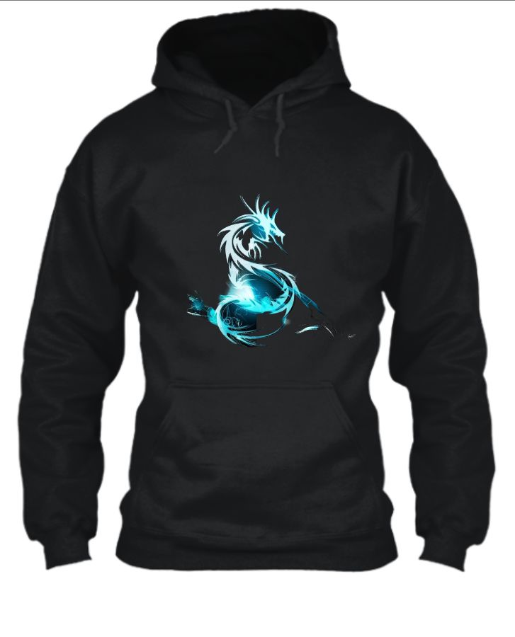 Boys Hoodie With Dragon - Front