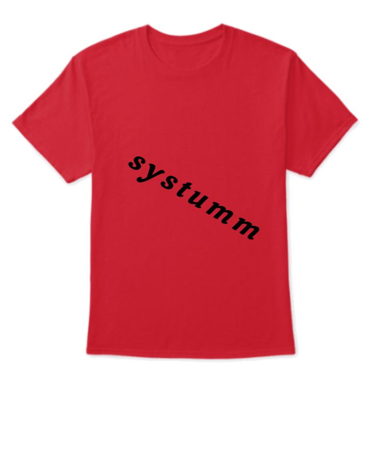 Boys t-shirt on systumm. - Front