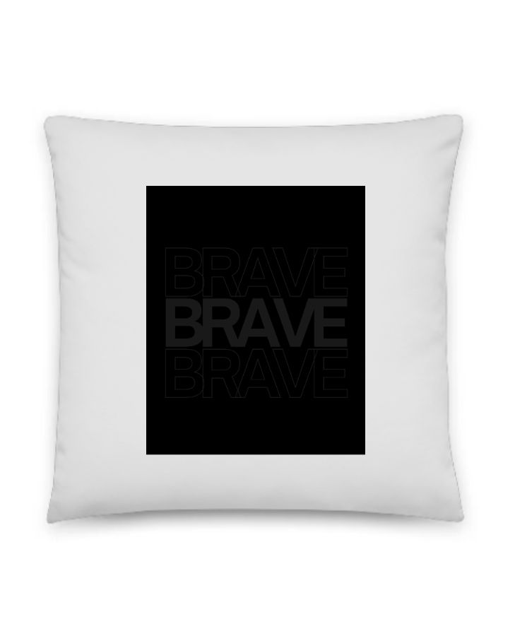 Brave Throw pillow - Front