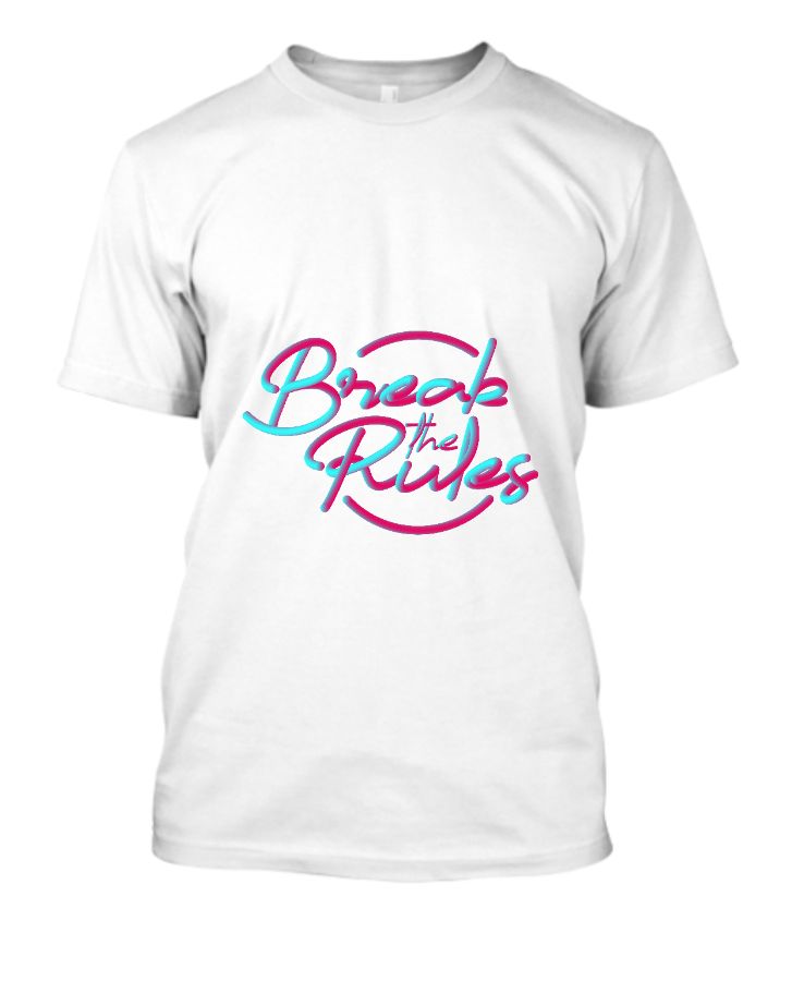 Break the Rules I Half Sleeve T-shirt - Front