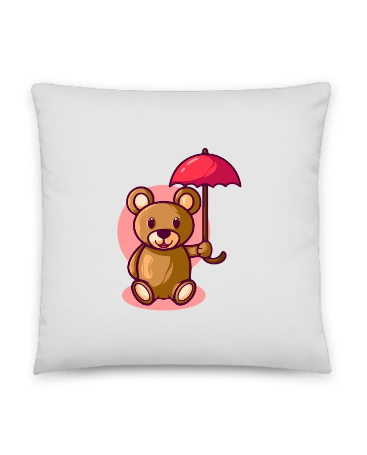 Bubu and Dudu Bears Couples Umberlla Pillow - Front