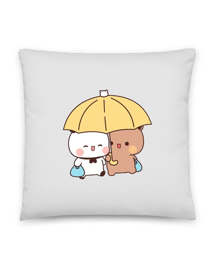 Bubu and Dudu Bears Couples Walking Pillow - Front