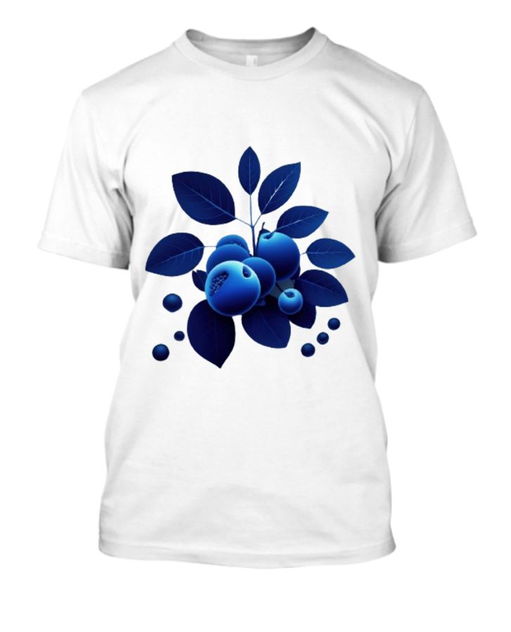 Bunch Of Blue Berries - Half Sleeve T-Shirt By Groovy Threads - Front