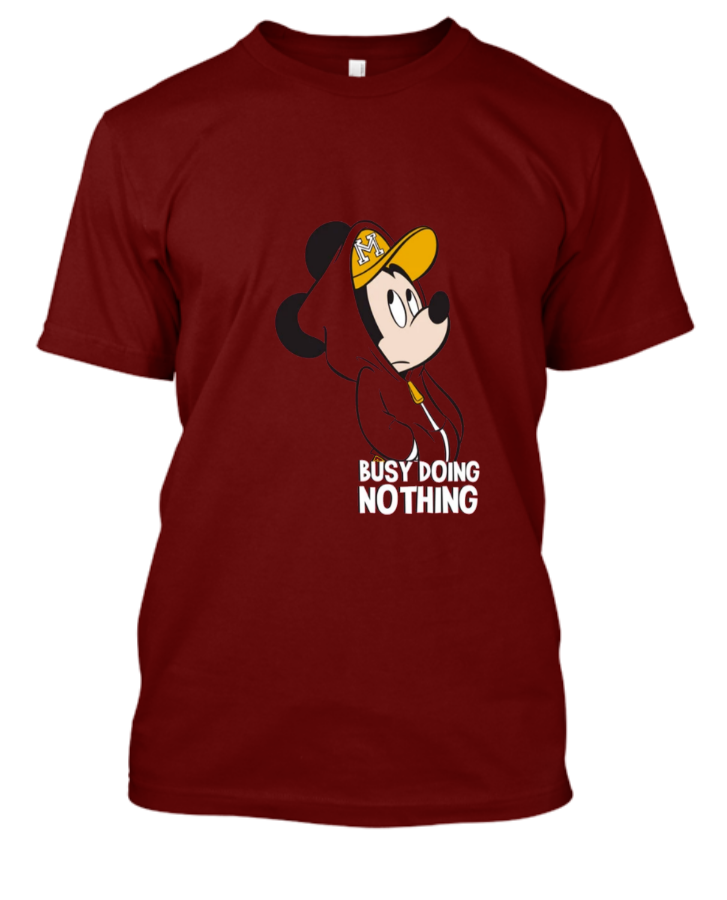 Busy doing nothing half sleeve t-shirt - Front