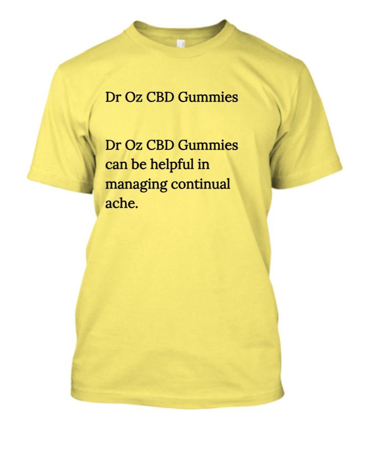 Dr Oz CBD Gummies: Say the Final Goodbye to Your Pains! - Front