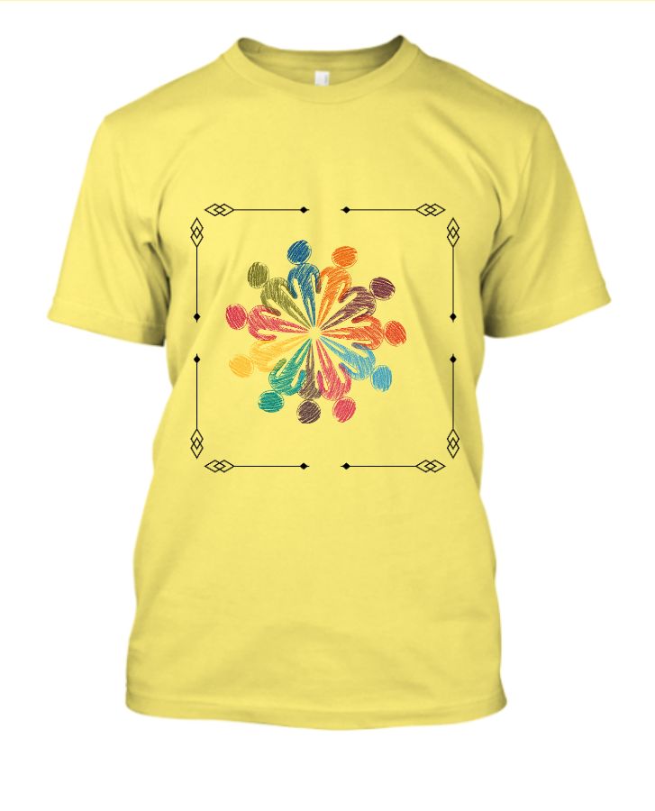 CENTRAL DESIGN T-SHIRT FOR MEN AND WOMEN - Front