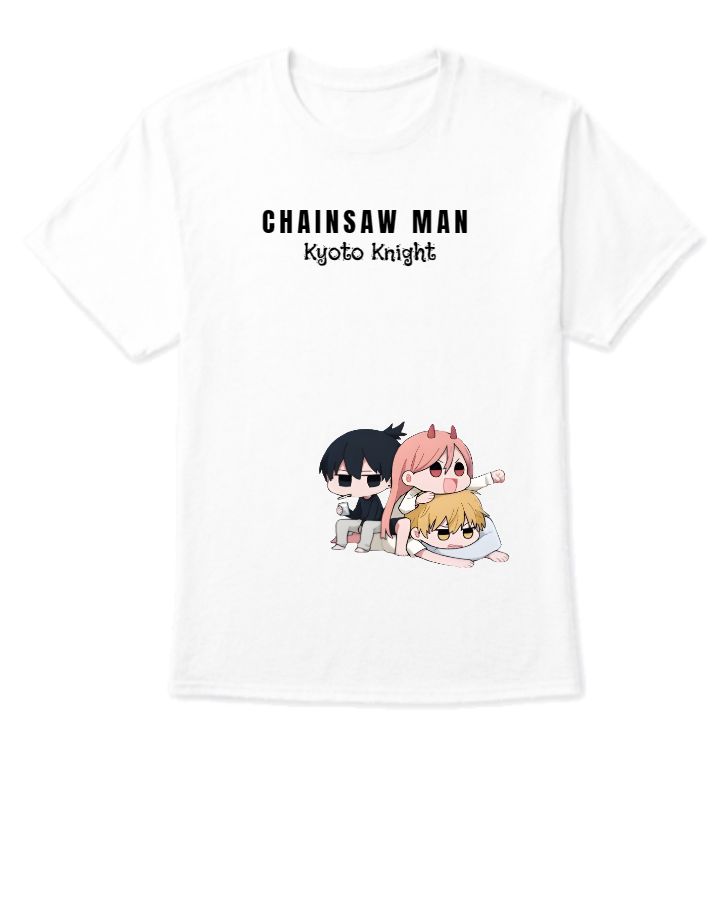 CHAINSAW MAN PREMIUM TSHIRT BY KYOTO KNIGHT - Front