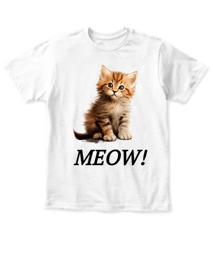 CUTE KITTY T-SHIRT FOR KIDS - Front