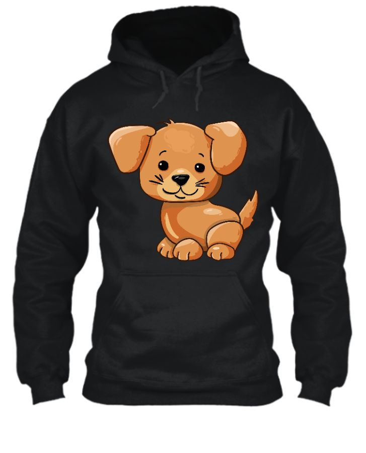 CUTE LITTLE PUPPY HOODIE - Front