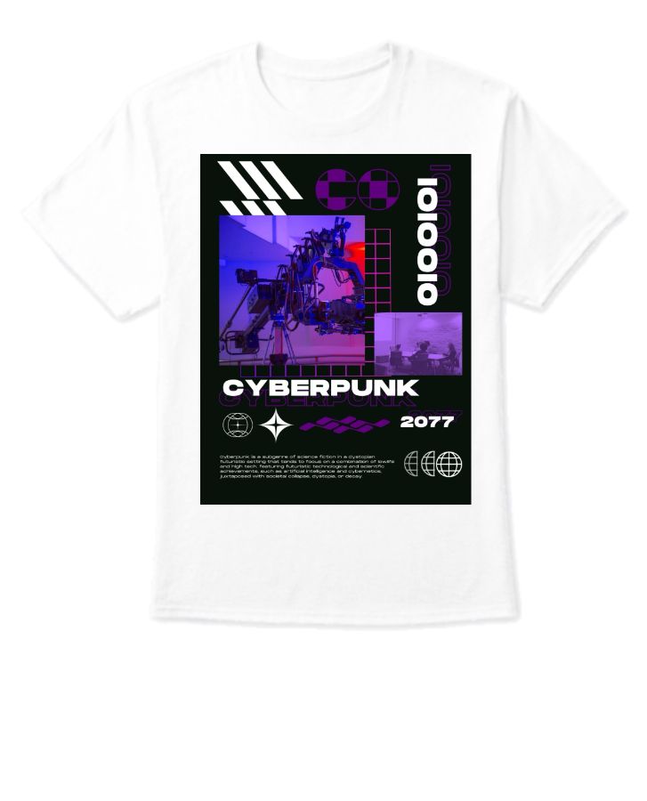 CYBER PUNK T-SHIRT - Front