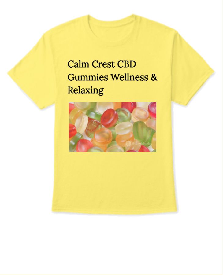 Calm Crest CBD Gummies Wellness & Relaxing - Front