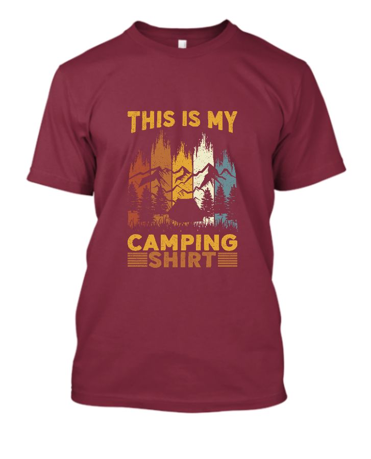 Camping T shirt 1 - Front