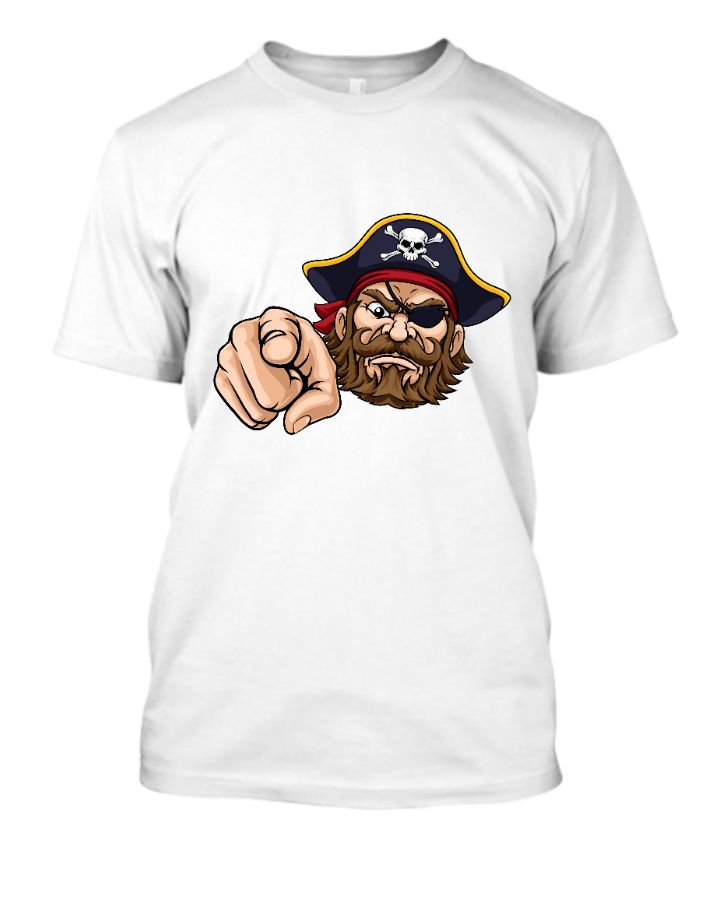 Captain Design Tshirt In Multiple Colours - Front