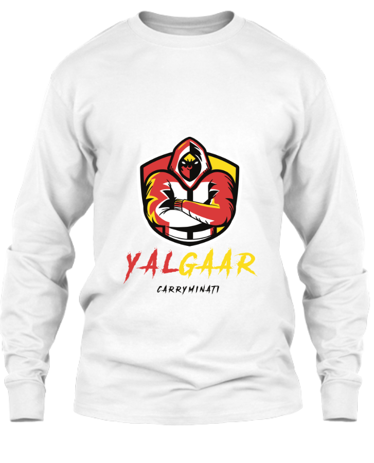 Carryminati Yalgaar Full Sleev T Shirt - Front