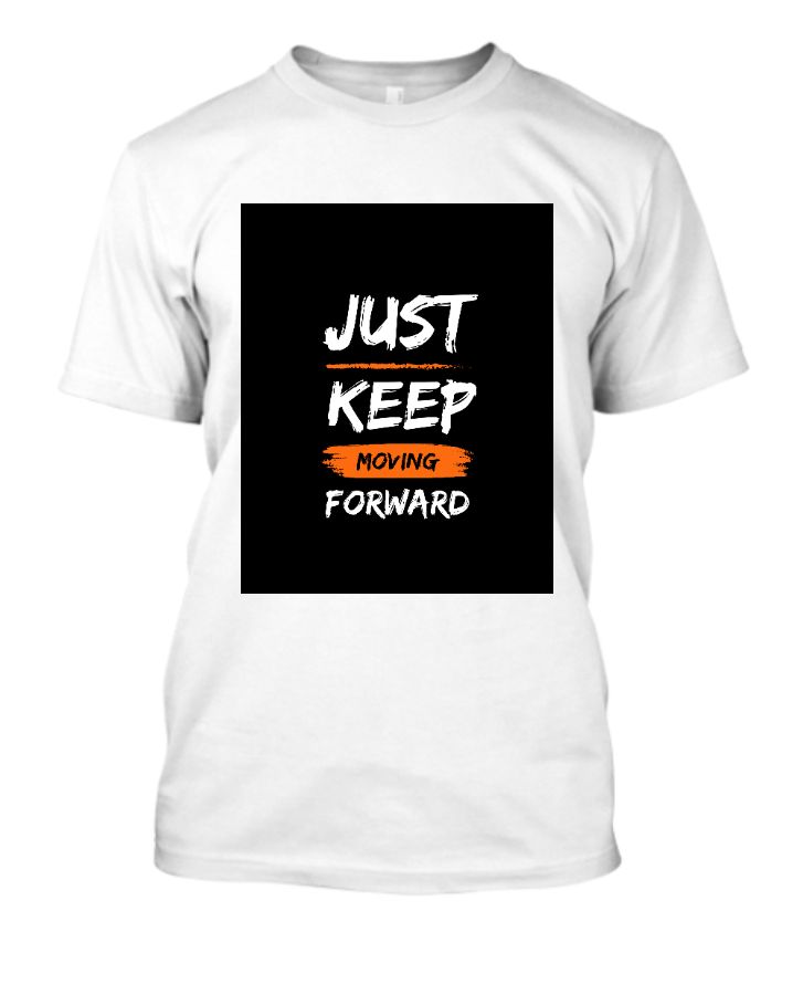 Casual men's and women's half sleeve t-shirt - Front