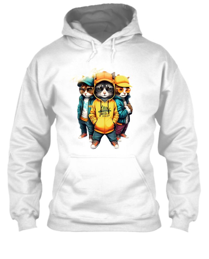 Cat Boys Gangs Hoodie | Feline Streetwear for Cool Cats - Front