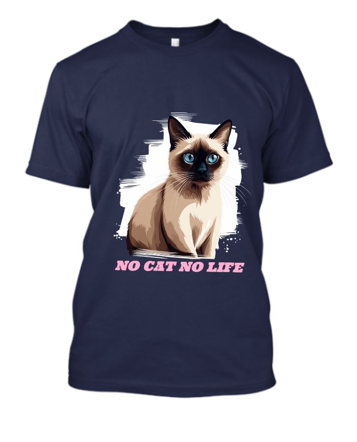 Cat Printed Tshirt for Men and women - Front