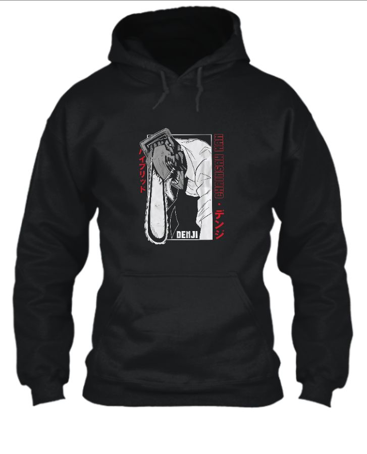 Chainsaw Man Hoodie: Unique Anime Design - Front