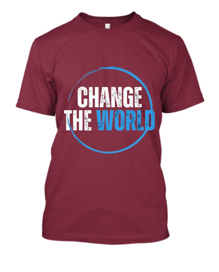 Change The World Design T-shirt - Front