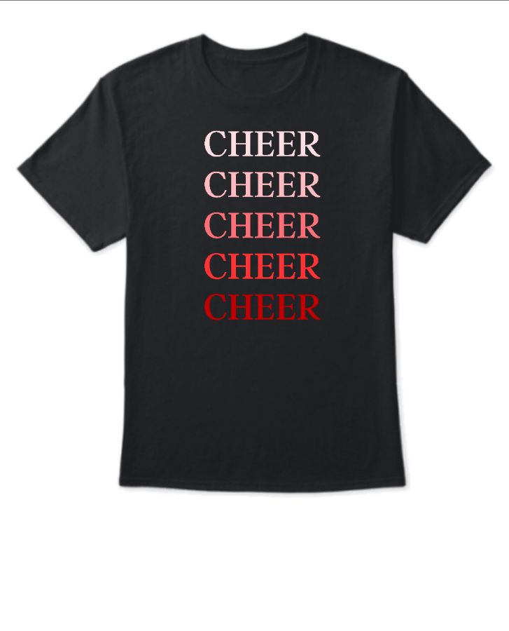 Cheer Unisex Half Sleeve T-Shirt