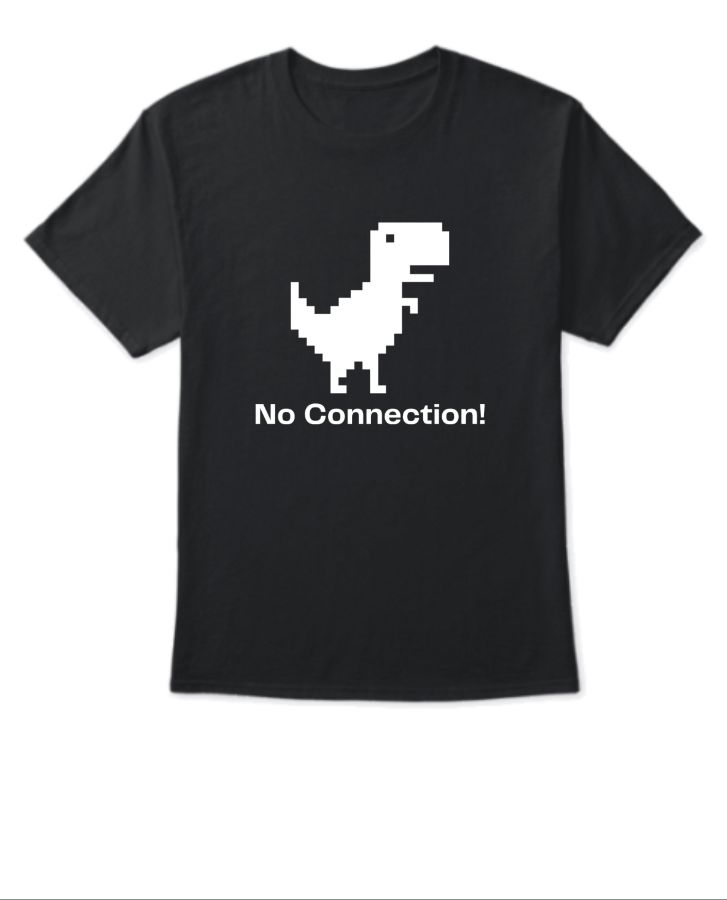 Chrome Dinosaur T-shirt - Front