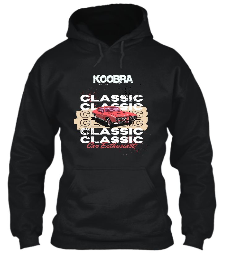Classic Car Enthusiast Unisex Hoodie - Front
