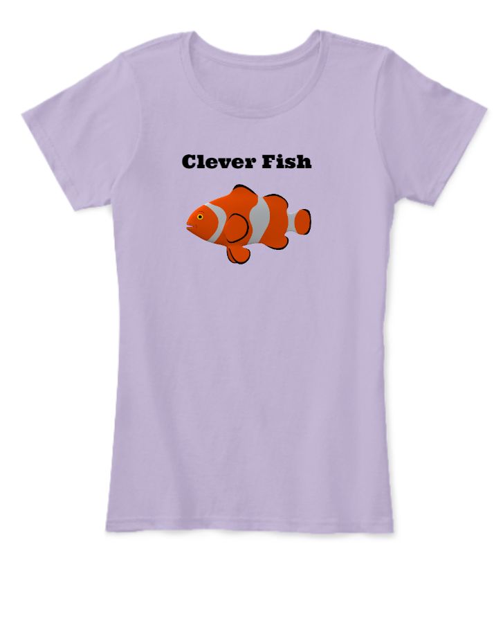 Clever Fish Half Sleeve R Neck T shirt Women - Front