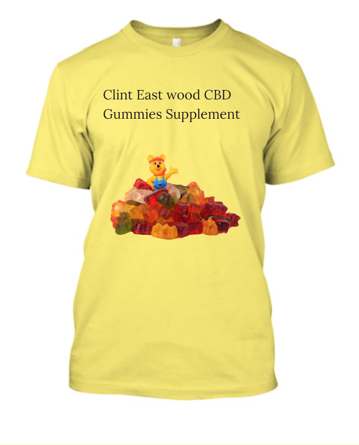 Clint East wood CBD Gummies Supplement - Front