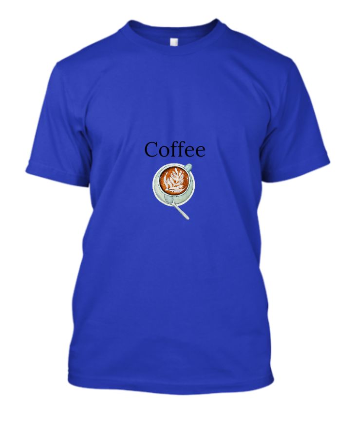 Coffee half saleev t-shirt - Front