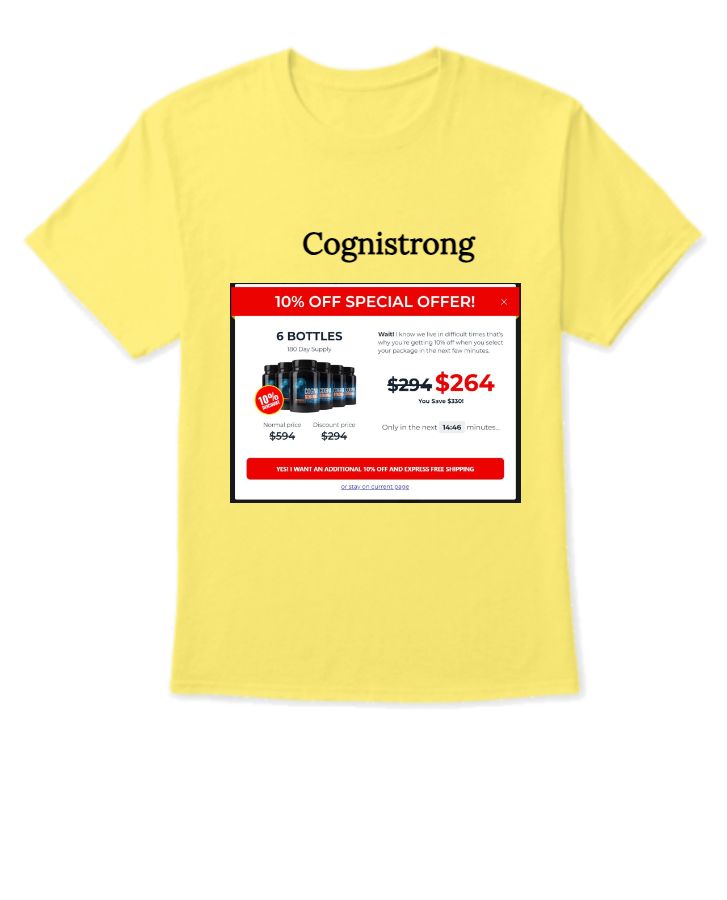 Cognistrong Reviews (Brain Activity Improves 2024)..! - Front