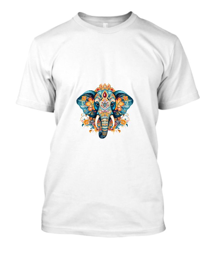 Colored Elephant | Half Sleeve T-Shirt - Front