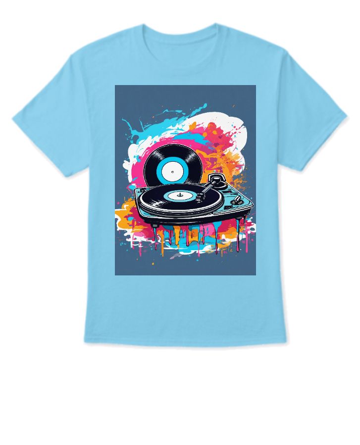 Colorful Beats: T-Shirt Designs Celebrating DJ Creativity - Front