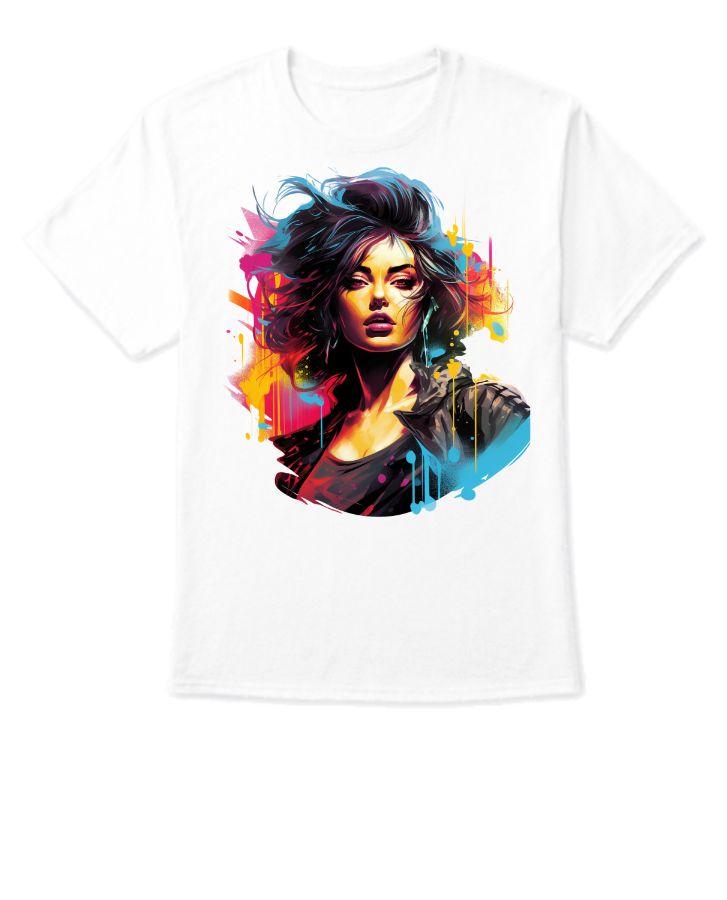 Colorful World Women's T-Shirt - Embrace Vibrancy! - Front
