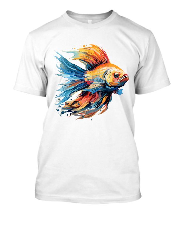 Coloring Fish T-Shirt | Half Sleeve T-Shirt - Front