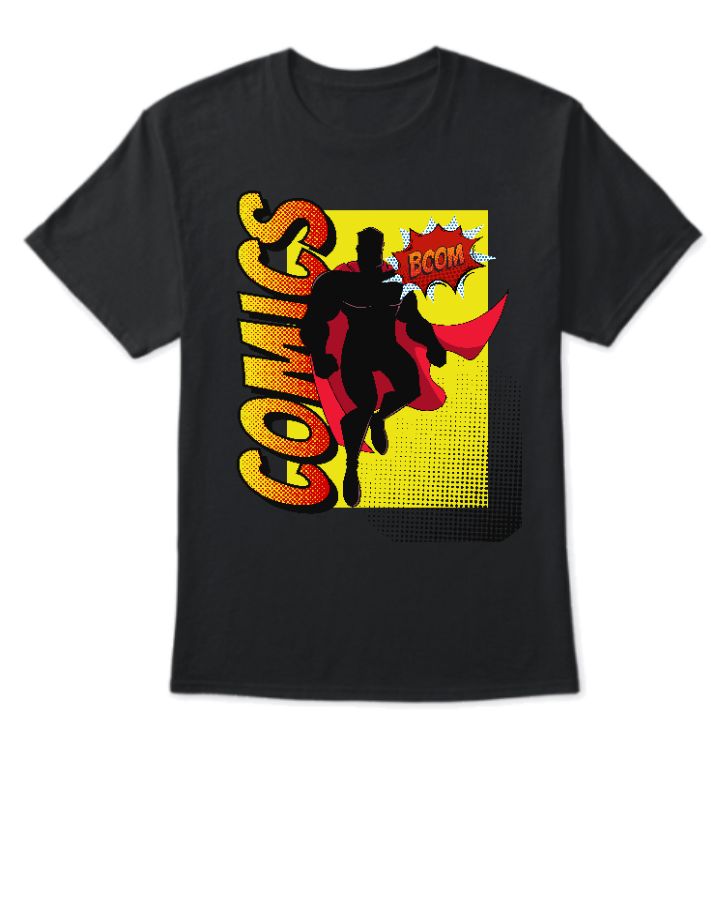 Comics Design Tshirt - Front