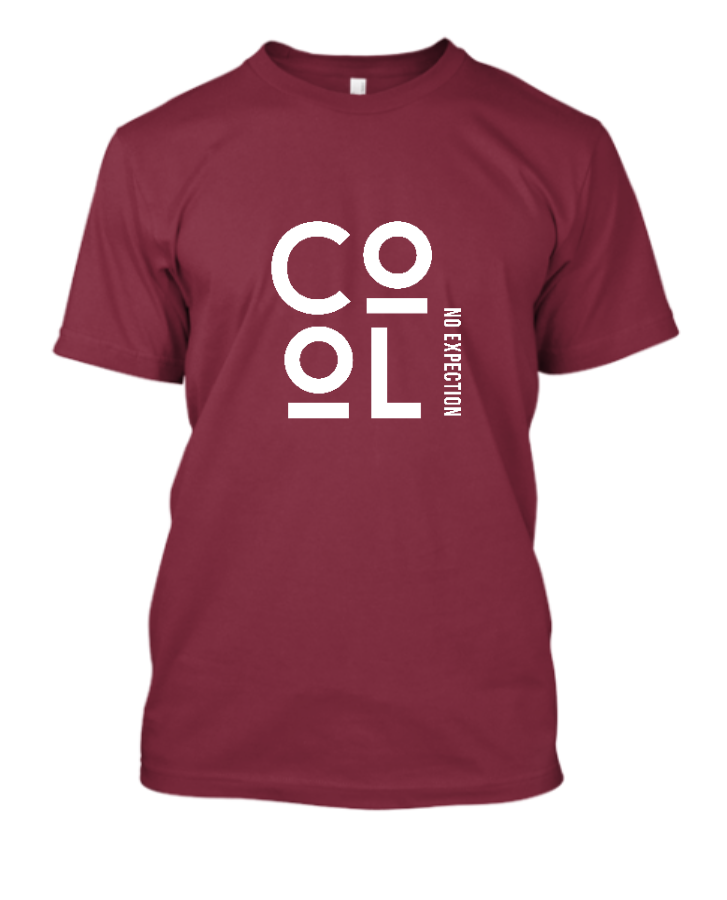 Cool No Expectation Trendy Design | Half Sleeve T-shirt - Front