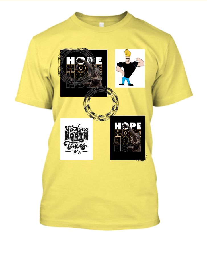 Cotton type hlaf sleeve printed T-shirt - Front
