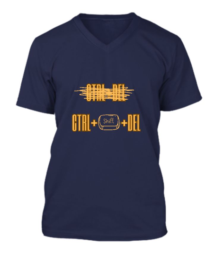 Ctrl+Shift+Del Master T-shirt - Front