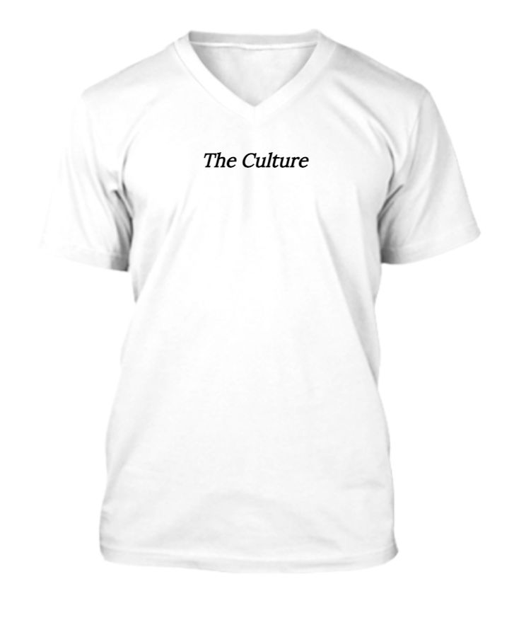 Culture/V-Neck Tee  - Front