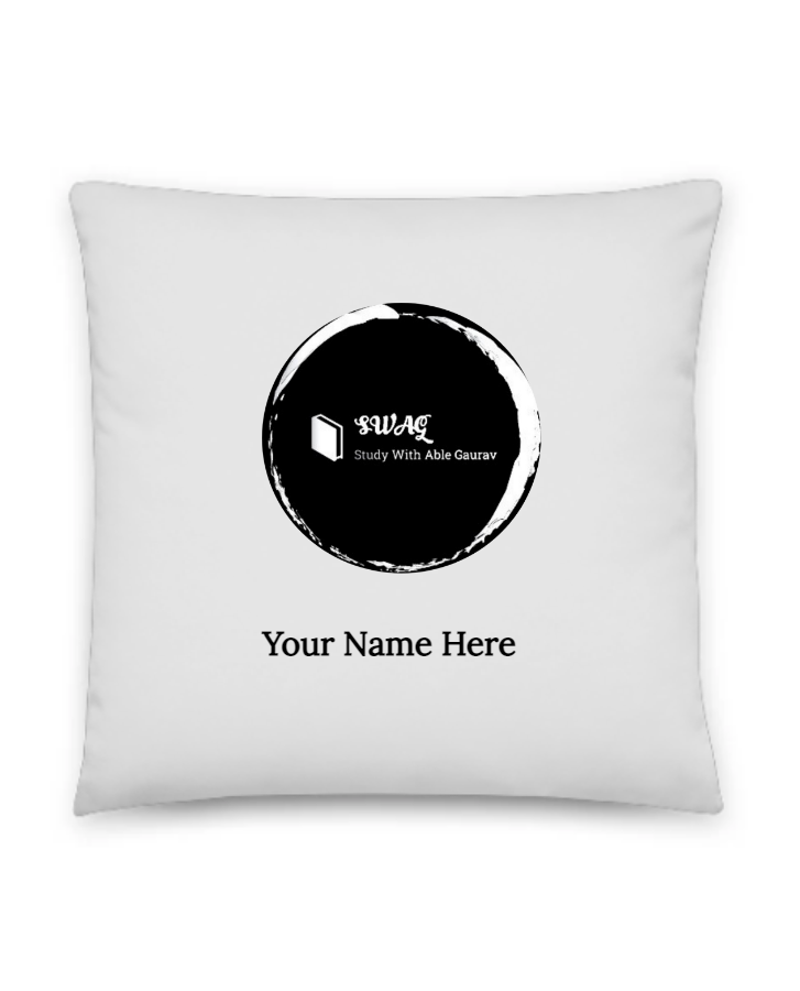 Customizable Pillow With Channel logo - Front