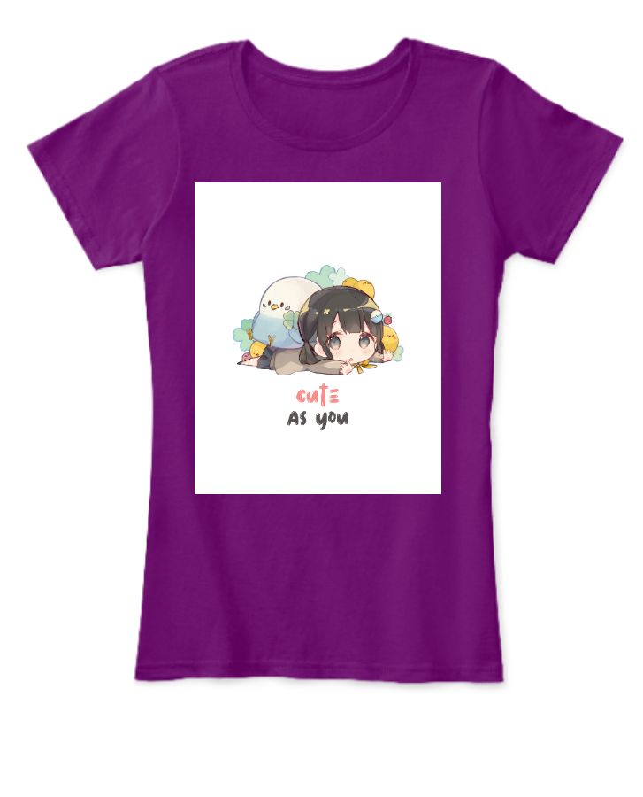 Cute As You Womens Tshirt - Front