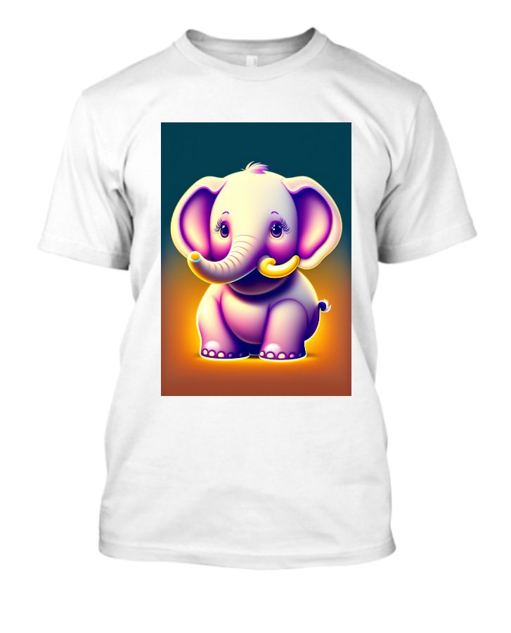 Cute Baby Elephant | Half Sleeve T shirt - Front