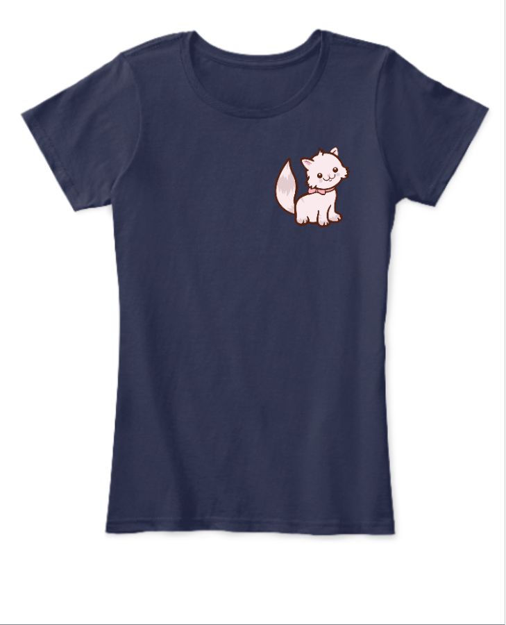 Cute Cat Women Tshirt - Mulitple Colors - Front
