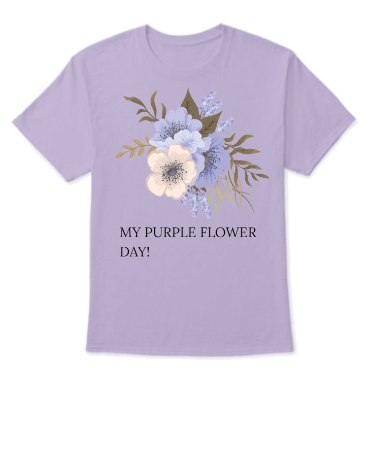Cute Purple T-shirt - Front