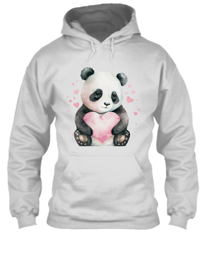 Cute baby panda hoodie - Front