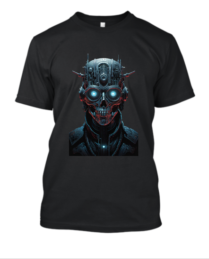 Cyber Skull T-Shirt - Front