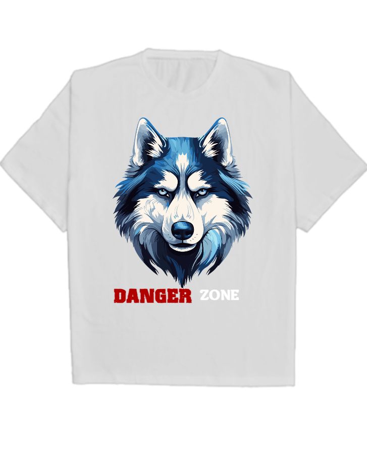 DANGER ZONE | OVERSIZED T-Shirt. - Front