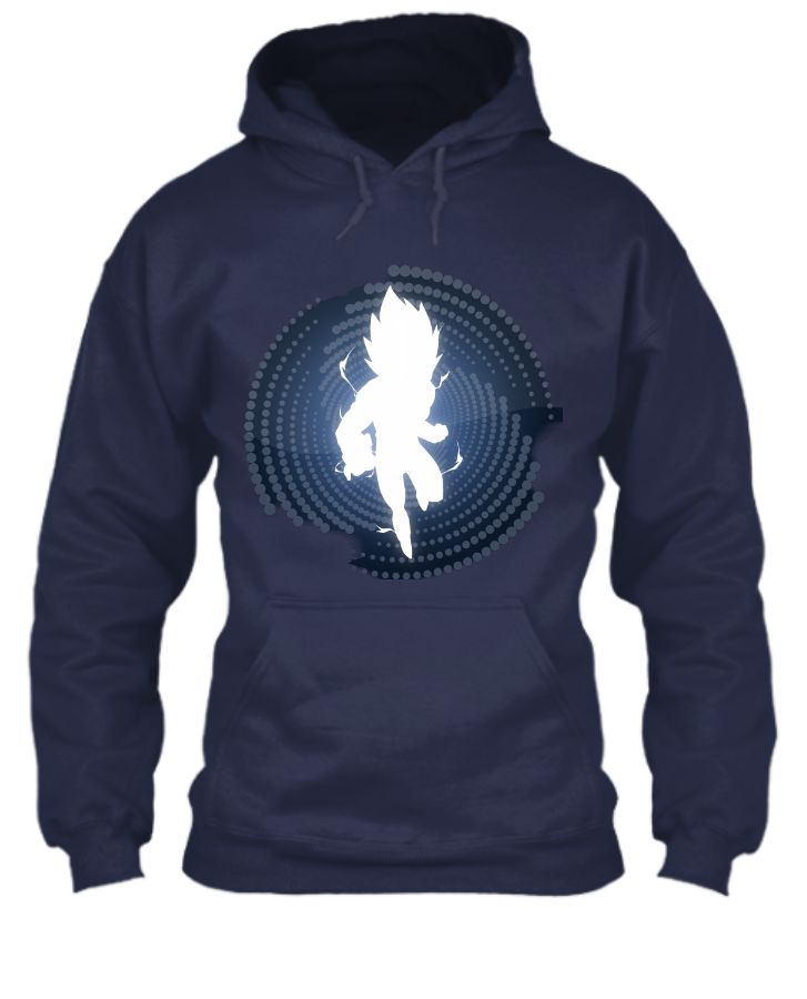 DBZ Vegeta inspiration Hoodie - Front