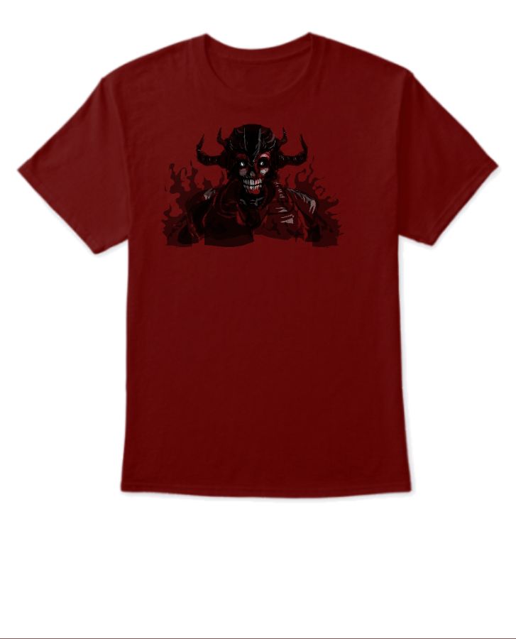 DEVIL PRINTED HALF SLEEVE TSHIRT - Front